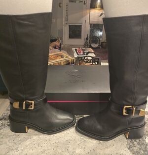 Vince Camuto EXTRA WIDE CALF GINI RIDING BOOT NIB